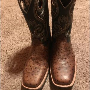 Durango Ostrich Embossed Western Boot Men’s